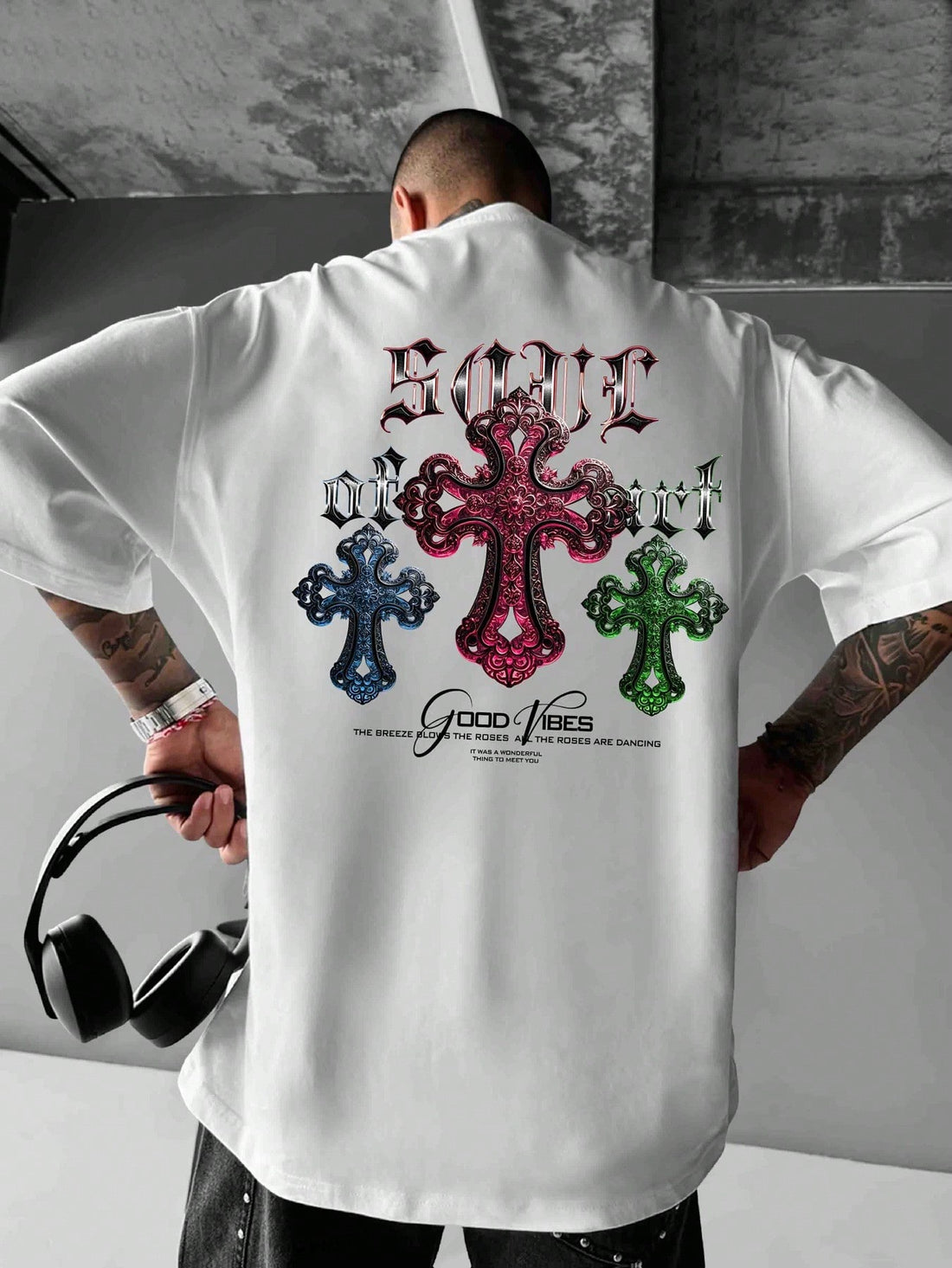 Step out in style with this Bold Cross Design Men's Streetwear T-Shirt! Featuring vibrant colorful geometric patterns, it's crafted from 100% cotton to keep you cool and comfy on all your summer adventures. Whether you're treating yourself or searching for the perfect gift for him or her, this tee adds a playful pop to any outfit. Perfect for those who love bold fashion with a fun twist!