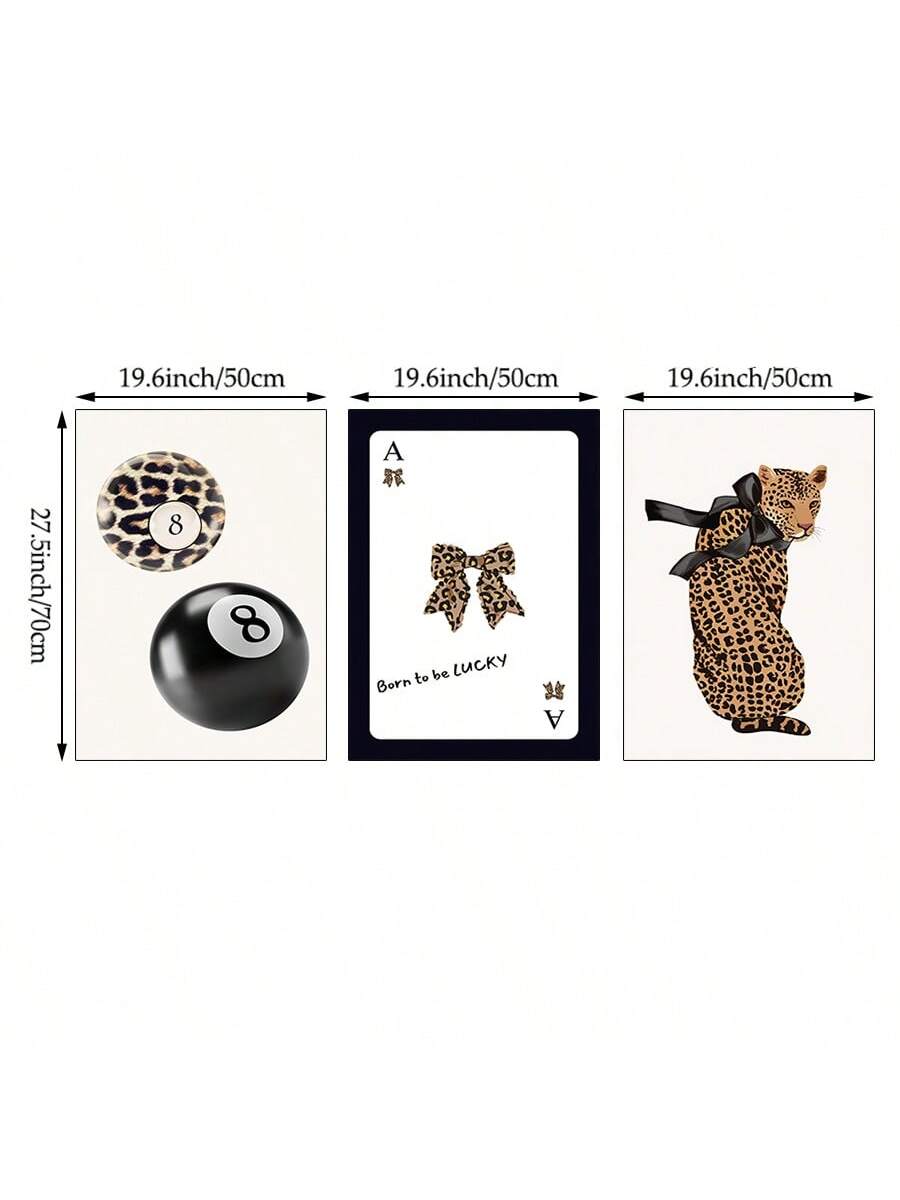 Introducing Born to be Lucky Canvas Wall Art! With a playful leopard-inspired design and the Ace of Cards print, this canvas art is perfect for adding a stylish touch to any dorm room. Embrace your inner luck and bring a touch of whimsy to your decor!
