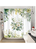 Transform your bathroom into a tropical oasis with Botanical Bliss shower curtain. Featuring vibrant green leaves and flowers, this curtain will add a touch of nature to your space. Let the refreshing and relaxing botanical design transport you to a blissful escape.