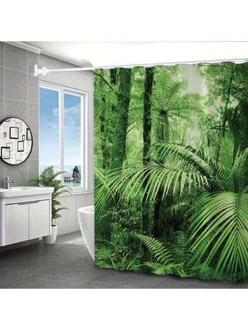 Transform your bathroom into a lush oasis with Botanical Bliss! This green plant shower curtain will upgrade your space, providing a refreshing and rejuvenating atmosphere. Don't settle for a boring bathroom, add some vibrant botanicals and turn shower time into a blissful escape!