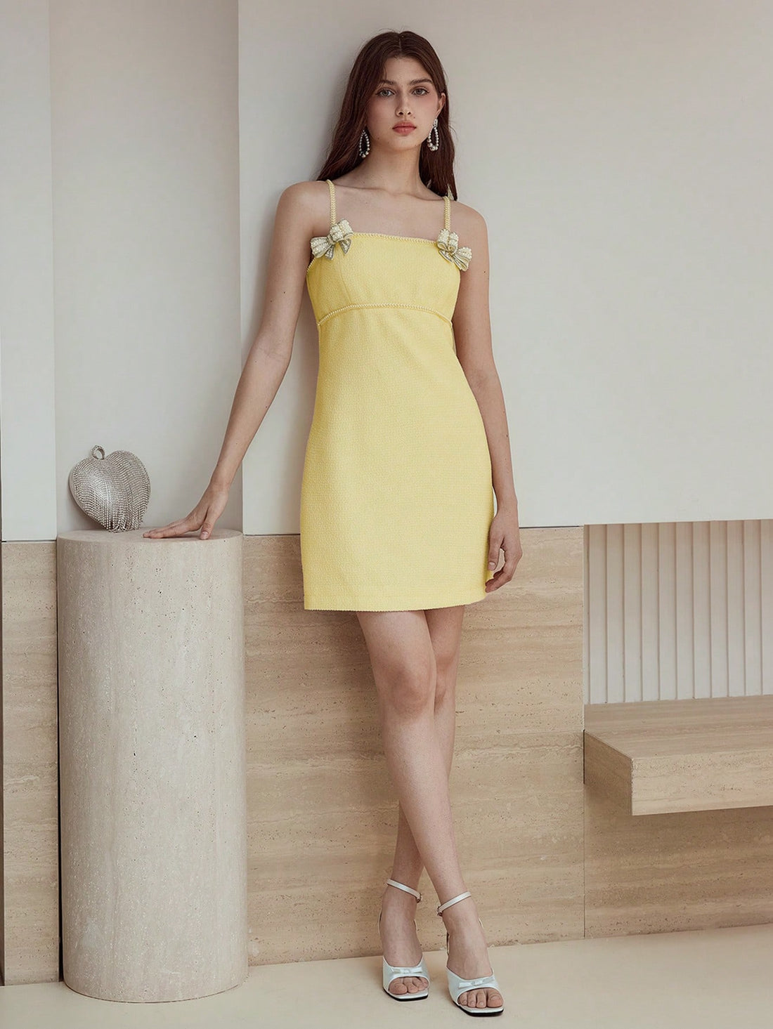 Step out in style with the Bow Detail Zipper Dress, where chic meets playful elegance. Featuring a charming bow accent and a sleek zipper, this dress adds a fun twist to your wardrobe. Perfect for turning heads at any event, it combines comfort with a flirty flair that lets you express your unique fashion sense effortlessly.