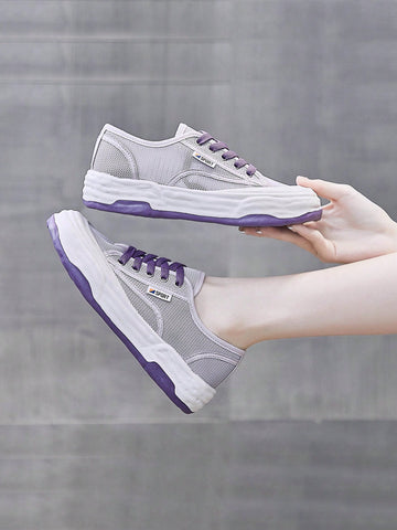 These Retro Chic breathable mesh casual sports shoes are the perfect choice for summertime activities. With a lightweight and comfortable design, they offer maximum breathability to keep your feet cool and dry. Plus, their stylish retro look adds a touch of fashion to your athletic wardrobe. 