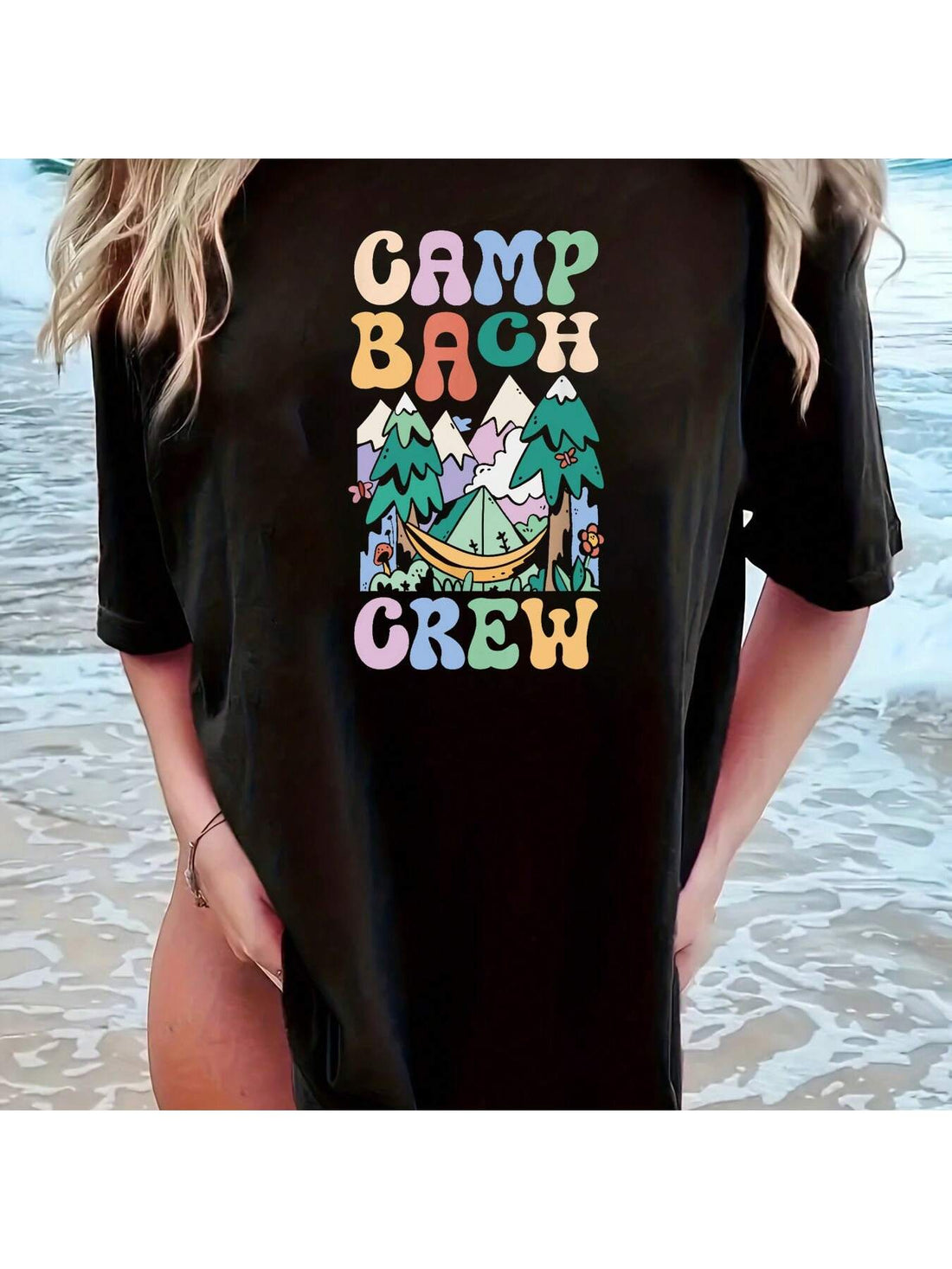 Get ready to party in style with our Camp Vibes Only: Bachelorette Party Crew T-Shirt! Made with high quality materials, this shirt is perfect for your bachelorette weekend. Show off your fun and carefree attitude with this playful and unique shirt. Embrace the camp vibes and have a blast with your crew!