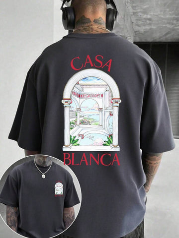 Step into summer with the Casa Blanca Arched Gateway Cotton T-Shirt—your new go-to for breezy comfort and stylish vibes. Made from soft, breathable cotton, this tee keeps you cool while showcasing a unique arched gateway print that sparks curiosity. Perfect for sunny days or as a thoughtful gift for the guy who loves casual cool with a splash of charm!
