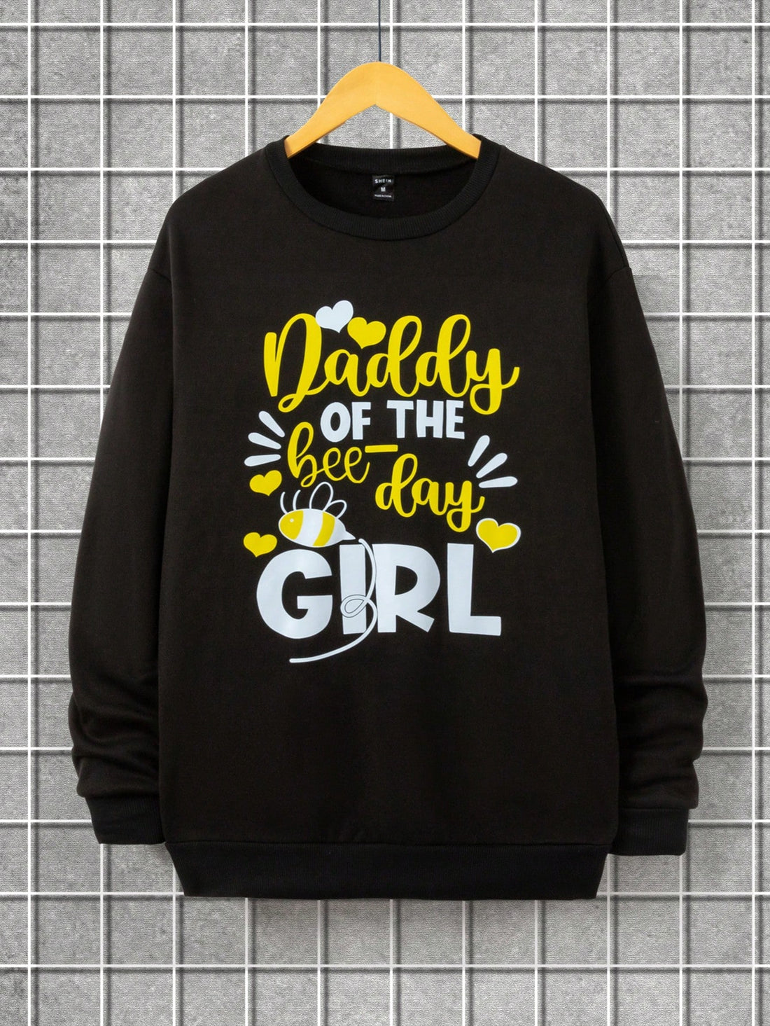 Get buzzin' in this Casual Bee Print Colorblock Pullover Sweatshirt! Perfect for parent-child activities, it features a playful bee print and colorblock design. Fun, functional, and perfect for bringing the whole hive together!