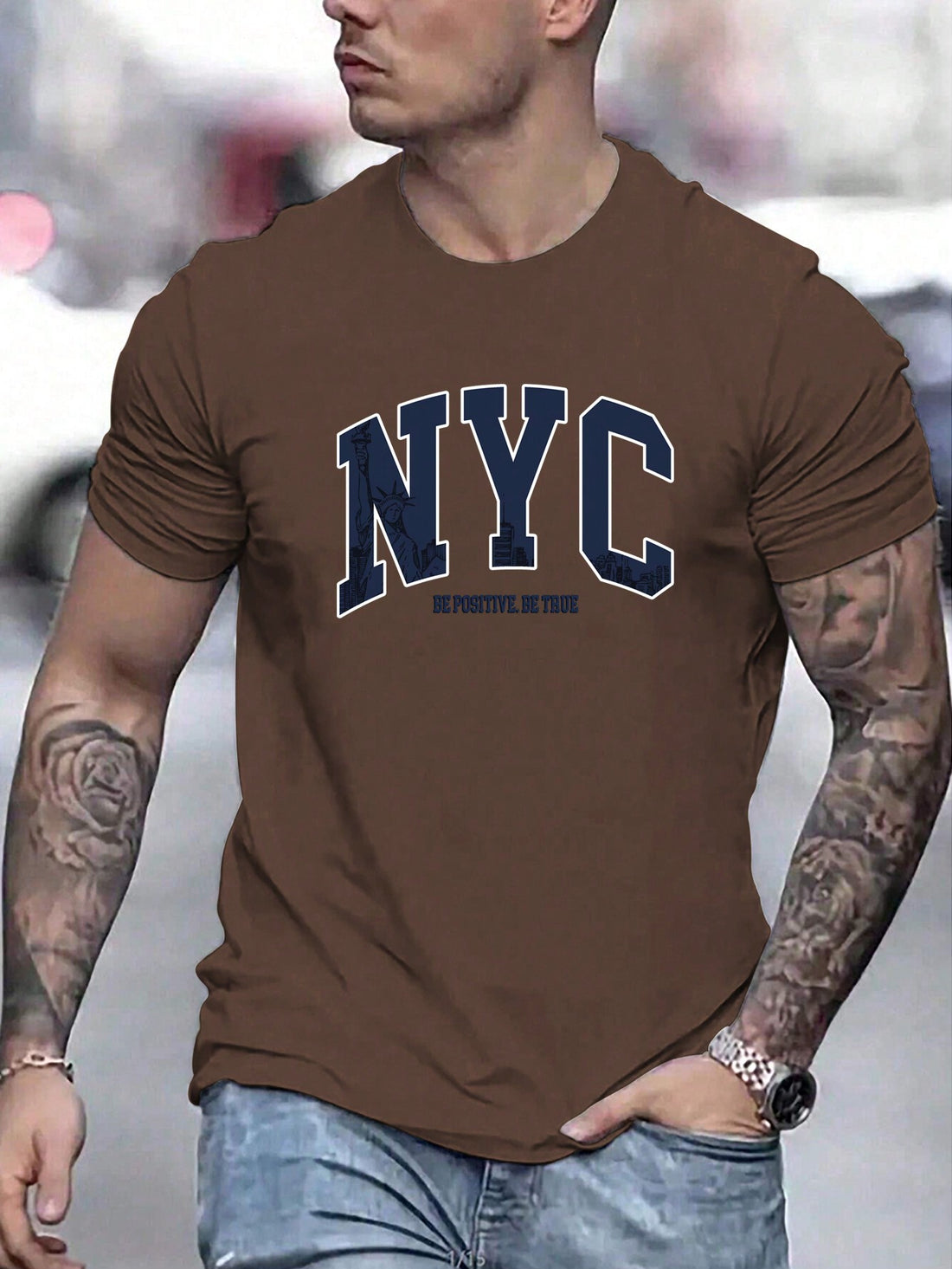 Let this casual t-shirt bring some style and comfort to your everyday wear! With its playful print and comfortable fit, you'll look effortlessly cool. Perfect for those who don't take themselves too seriously (wink, wink).