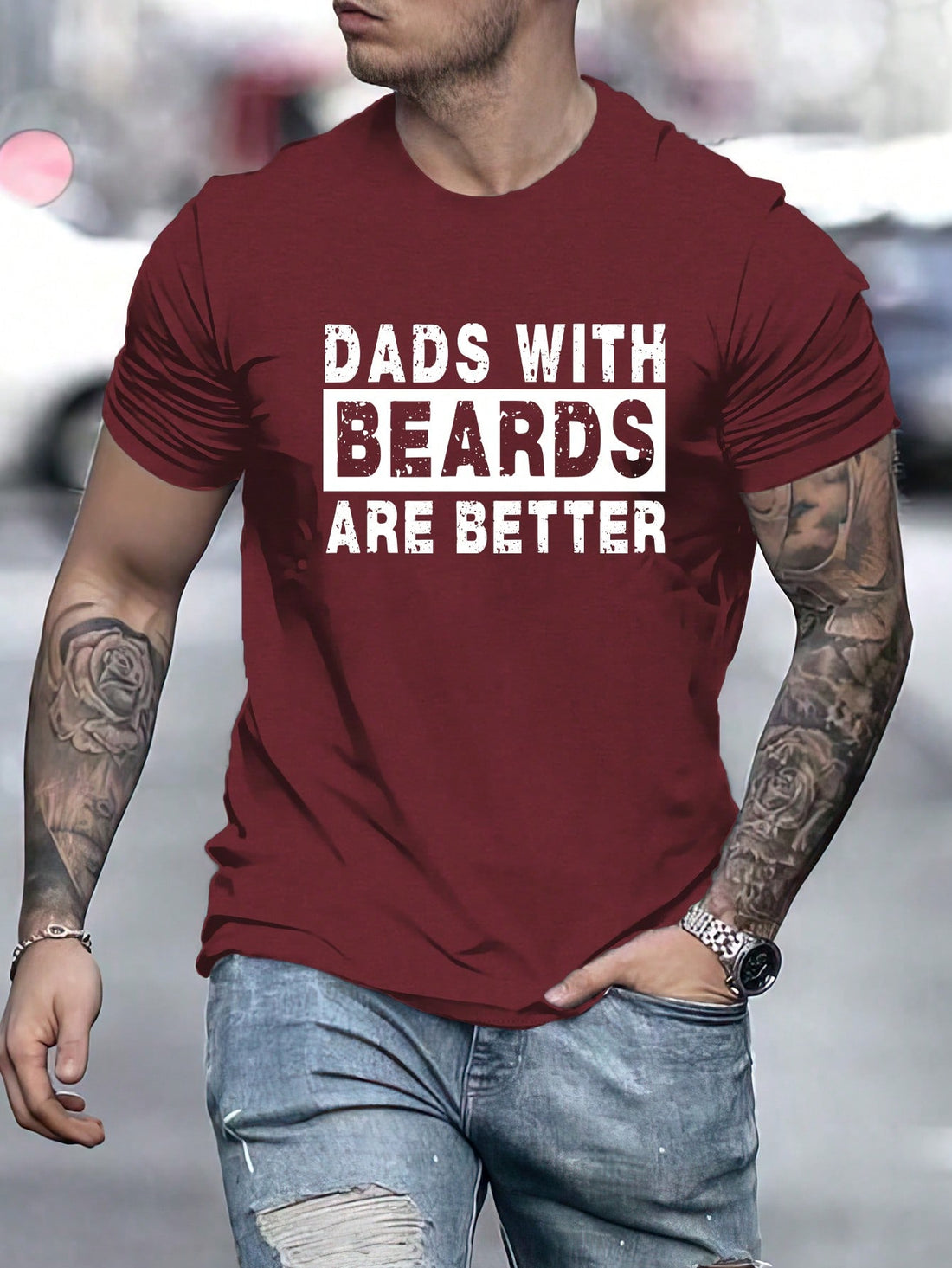 Be effortlessly stylish with our Casual Slogan Men's T-Shirt! Comfortable and expressive, this tee is perfect for any casual occasion. Let your style shine with ease.