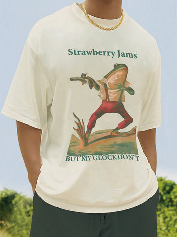 Effortlessly style meets comfort with these quirky, playful t-shirts for men. Say goodbye to bland, boring outfits and hello to a fun and unique wardrobe. No more taking ourselves too seriously - these t-shirts add a touch of humor to any outfit. (Pun intended.)