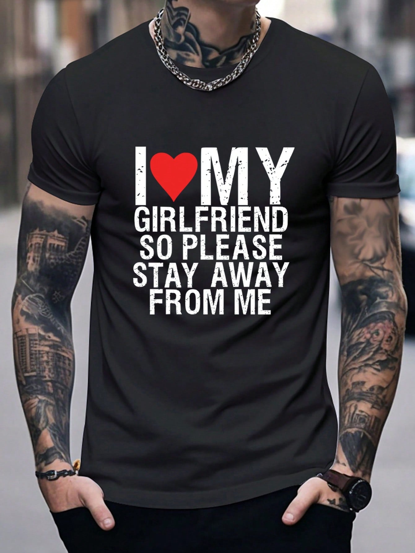 Effortlessly elevate your everyday wardrobe with our Casual Slogan Tee. Combining comfort and style, this tee is the perfect addition to any outfit. So go ahead, make a statement with our quirky and playful design. Because sometimes, fashion should just be fun.