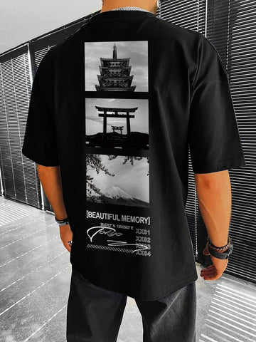 Introducing the Casual Slogan Tee, the perfect addition to every man's wardrobe. With its effortless style, this tee is not only comfortable but also a statement piece with its unique slogan design. Say goodbye to boring outfits and hello to effortless style every day.