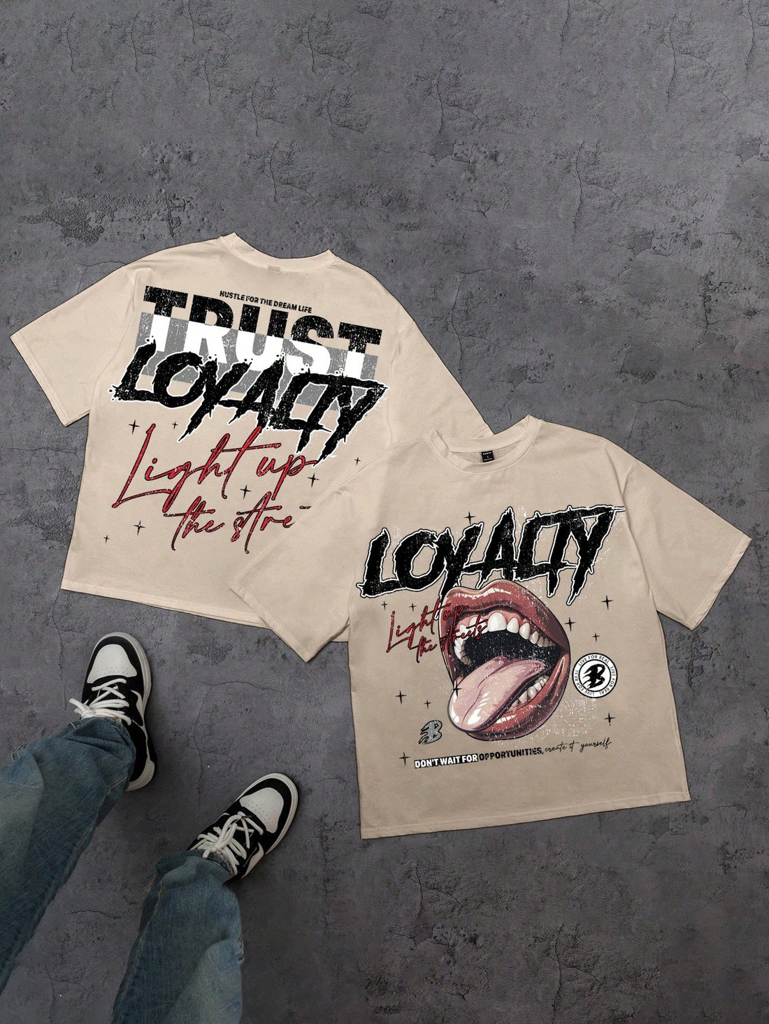 Effortlessly rock your street style with these Casual Slogan Tees. Perfect for a laid-back look, these tees feature playful slogans that add a touch of quirkiness to your outfit. Made for those who don't take themselves too seriously, these tees are sure to make a statement. Grab one (or two) today!