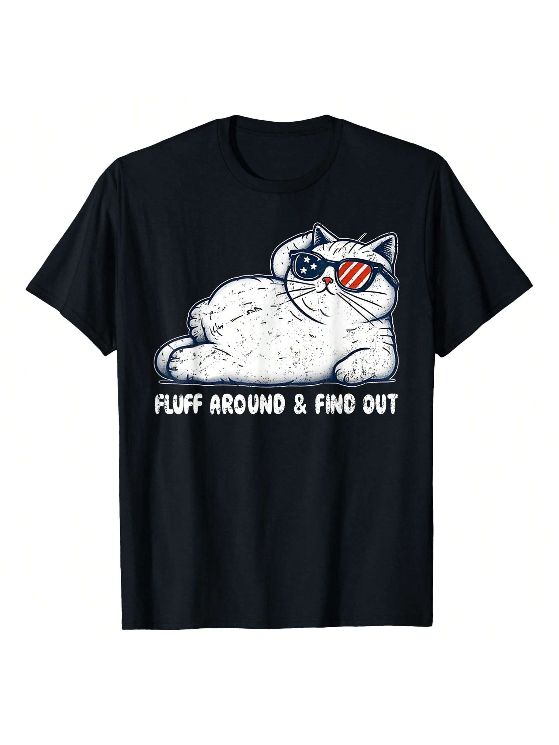 Show off your love for cats with a playful twist in this "Fluff Around" sarcastic quote t-shirt. Designed for casual comfort, it’s perfect for lounging or adding a bit of humor to your everyday look. Soft fabric and a relaxed fit make it an easy choice for cat lovers who enjoy a little sass with their style.