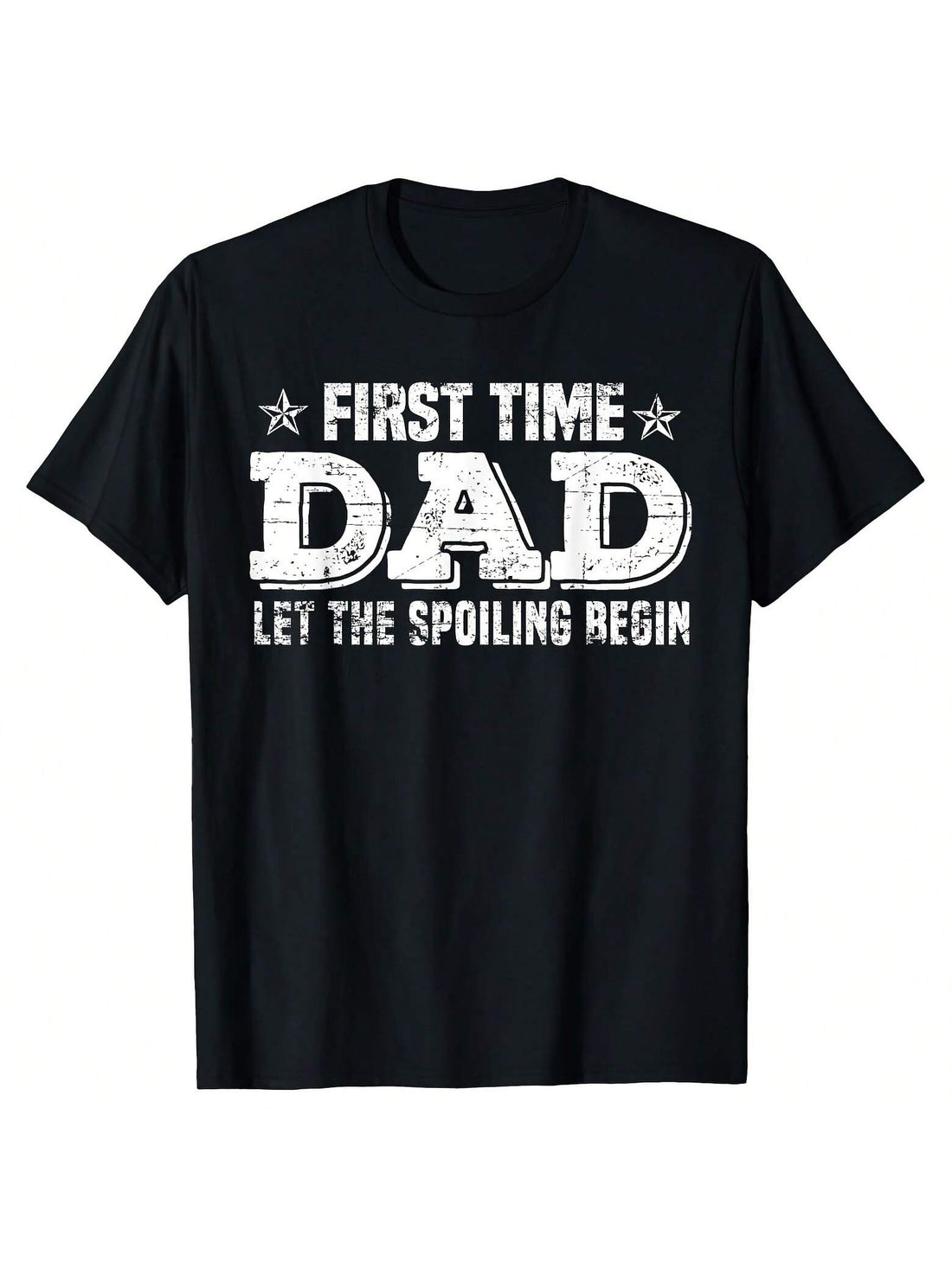 Get ready to spoil your new bundle of joy with our 'Let the Spoiling Begin' t-shirt! Perfect for first-time dads, this shirt celebrates fatherhood with a playful twist. Let everyone know you're ready to spoil your little one (and maybe yourself) with this quirky and fun tee!