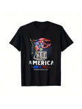 Show off your patriotic spirit with this bold USA Skull Flag 4th of July T-shirt! Perfect for Independence Day celebrations, it combines edgy style with classic American pride. Whether you're grilling, watching fireworks, or hanging out with friends, this tee adds a fun, fearless twist to your festive look. Celebrate freedom with attitude and comfort all day long!