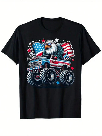 Show off your patriotic spirit with this fun and bold American Flag Eagle T-Shirt! Featuring a striking eagle design wrapped in red, white, and blue, this unisex tee is perfect for casual outings, barbecues, or any day you want to celebrate freedom in style. Comfortable and easy to wear, it’s a playful way to express your love for the USA wherever you go.