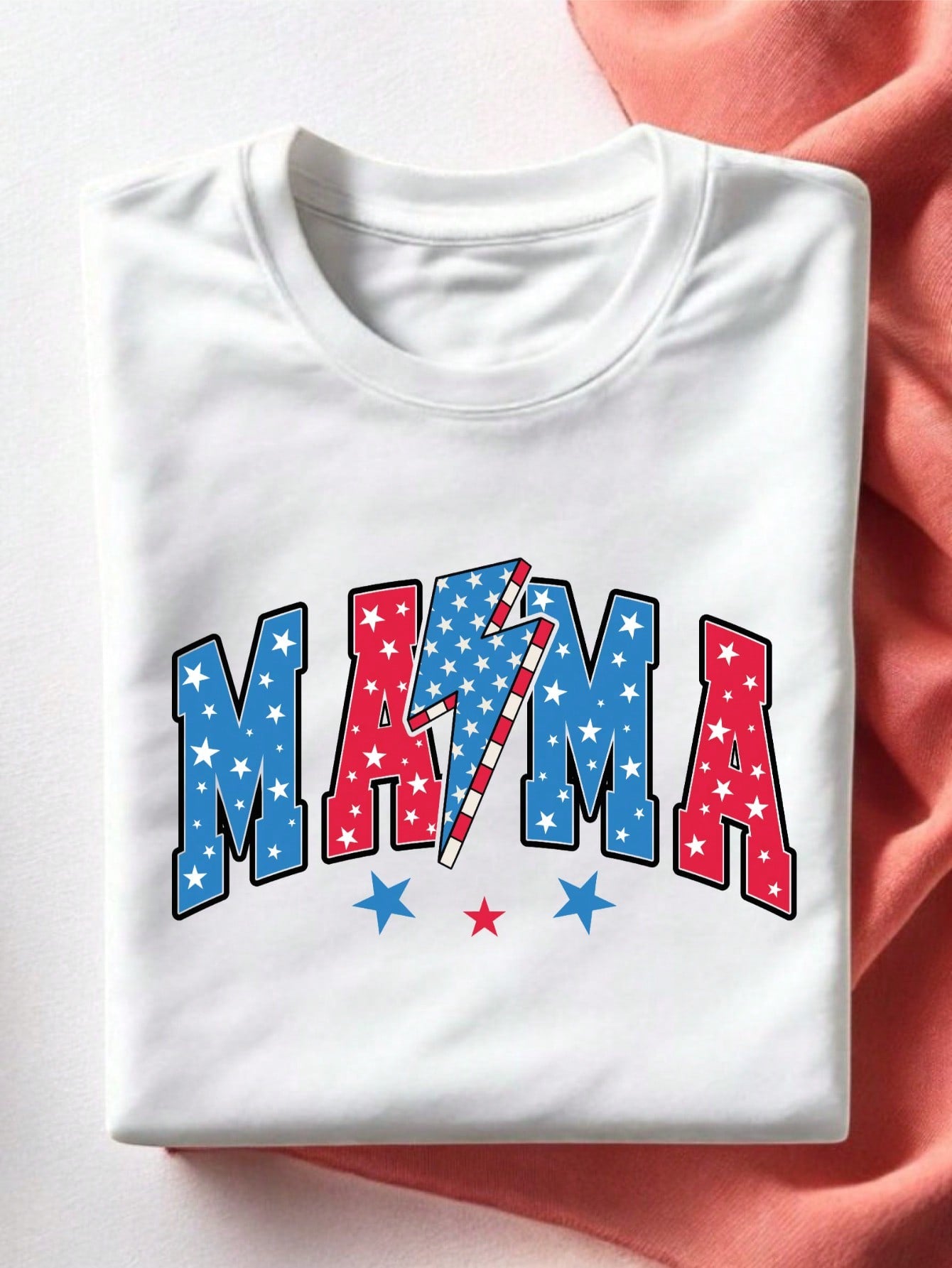 Show your patriotic spirit this Independence Day with our fun and festive American Mama T-Shirt! Designed especially for moms who love to celebrate in style, this tee combines comfort with a playful nod to the red, white, and blue. Perfect for family gatherings, barbecues, or fireworks shows, it’s a cheerful way to honor the holiday while keeping things lighthearted and lively. Celebrate freedom and motherhood all at once with this must-have festive shirt!