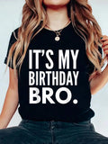 Get ready to party in style with our 'It's My Birthday Bro' t-shirt for youth! With a fun and playful design, this short sleeve shirt is perfect for any birthday celebration. Show off your unique style and make a statement with this trendy and quirky shirt. Don't miss out on the fun - order yours today!