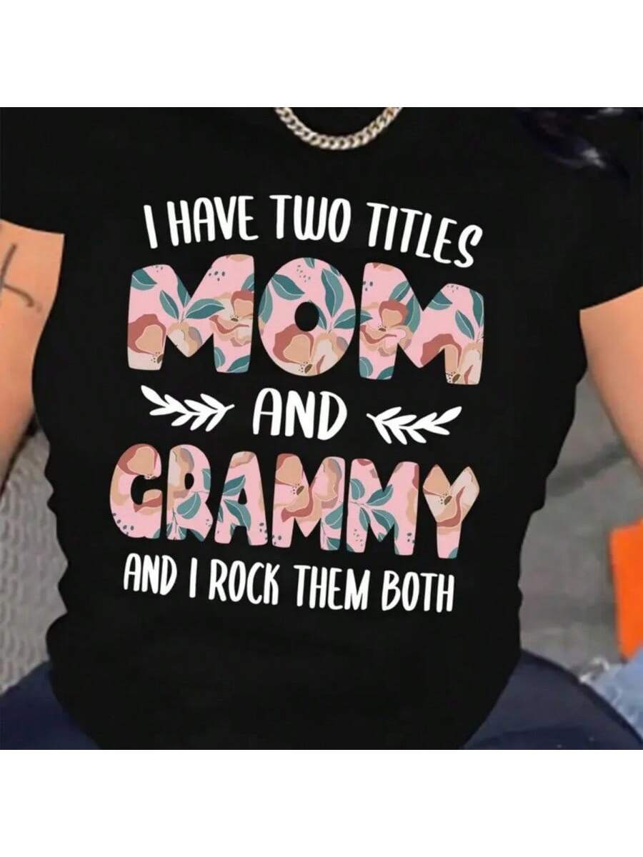 Celebrate the love for your Grammy Mom with this quirky plus size casual tee! With a playful design and comfortable fit, this tee is perfect for any casual outing. Show your Grammy Mom some appreciation and love with this fun and unique shirt.