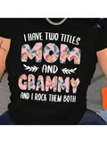 Celebrate the love for your Grammy Mom with this quirky plus size casual tee! With a playful design and comfortable fit, this tee is perfect for any casual outing. Show your Grammy Mom some appreciation and love with this fun and unique shirt.