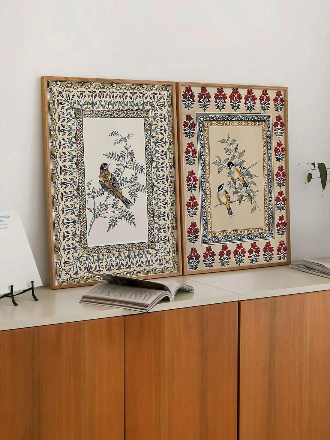 Add a touch of whimsy to your home or office decor with our Charming 2-Piece Vintage Bird Canvas Wall Art Set. Featuring a stunning floral design, these hand-crafted pieces bring a delightful pop of color to any space. Perfect for bird lovers and art enthusiasts alike.