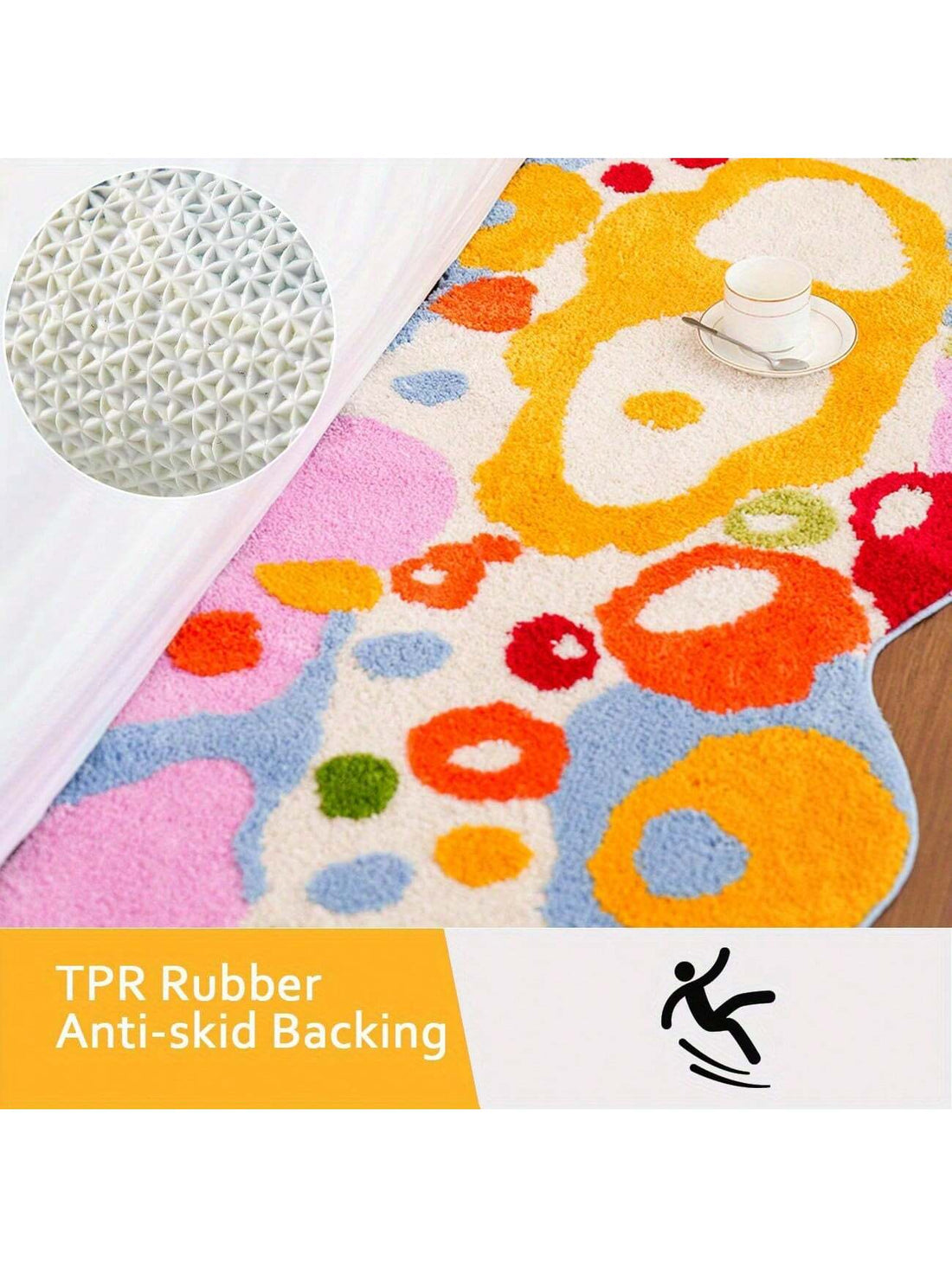 Add a touch of whimsy to your space with the Charming Cartoon Cobblestone Rug! This ultra-soft, non-slip rug brings cozy comfort and playful charm to bedrooms, bathrooms, or kitchens. Its quick-dry design keeps your floors fresh and safe, making it perfect for busy areas. Brighten up your home with this fun and functional accent that’s as delightful as it is practical!