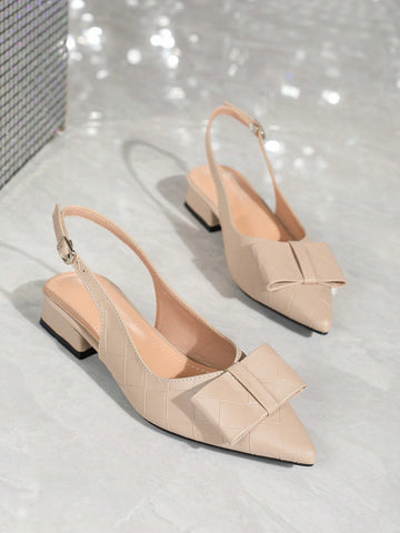 Elevate your summer elegance with our Charming Fairy Style Slingback Sandals! Adorned with a delicate bow tie, these sandals are perfect for adding a touch of charm to any outfit. With a slingback design, they provide both style and comfort. Embrace your inner fairy and step into these enchanting sandals today!