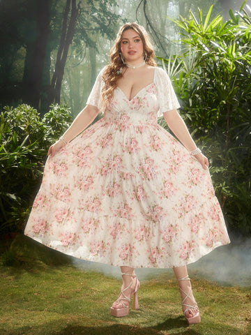 Be the belle of the beach in our Charming Floral Chiffon A-Line Dress! With delicate lace ruffles and a flowy silhouette, this dress is perfect for summer getaways. Its charming floral print adds a fun and flirty touch to any beach day. Stay stylish and comfortable all day long!