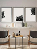 Add some purr-sonality to your home with our Charming Peeking Black Cat Canvas Art Set! These playful feline friends are the purr-fect addition to any farmhouse or home decor. Made with high-quality materials, these art pieces are as unique and quirky as you are. Meow!