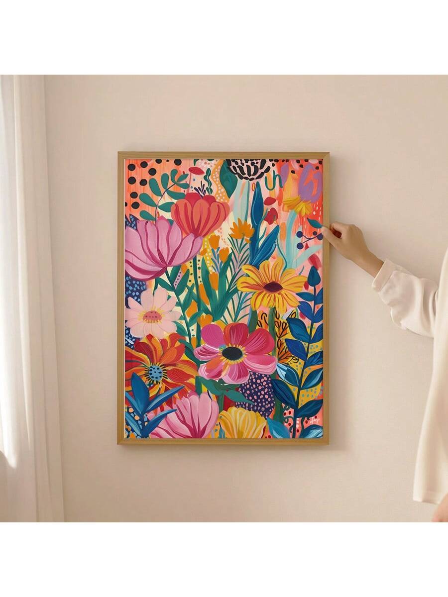 Brighten up your space with this Charming Pink Botanical Wildflower Canvas Print! Bursting with colorful blooms, it adds a playful touch to any bedroom or living room. Perfect for bringing a splash of nature indoors, this vibrant floral art effortlessly lifts the mood and creates a fresh, cheerful atmosphere.