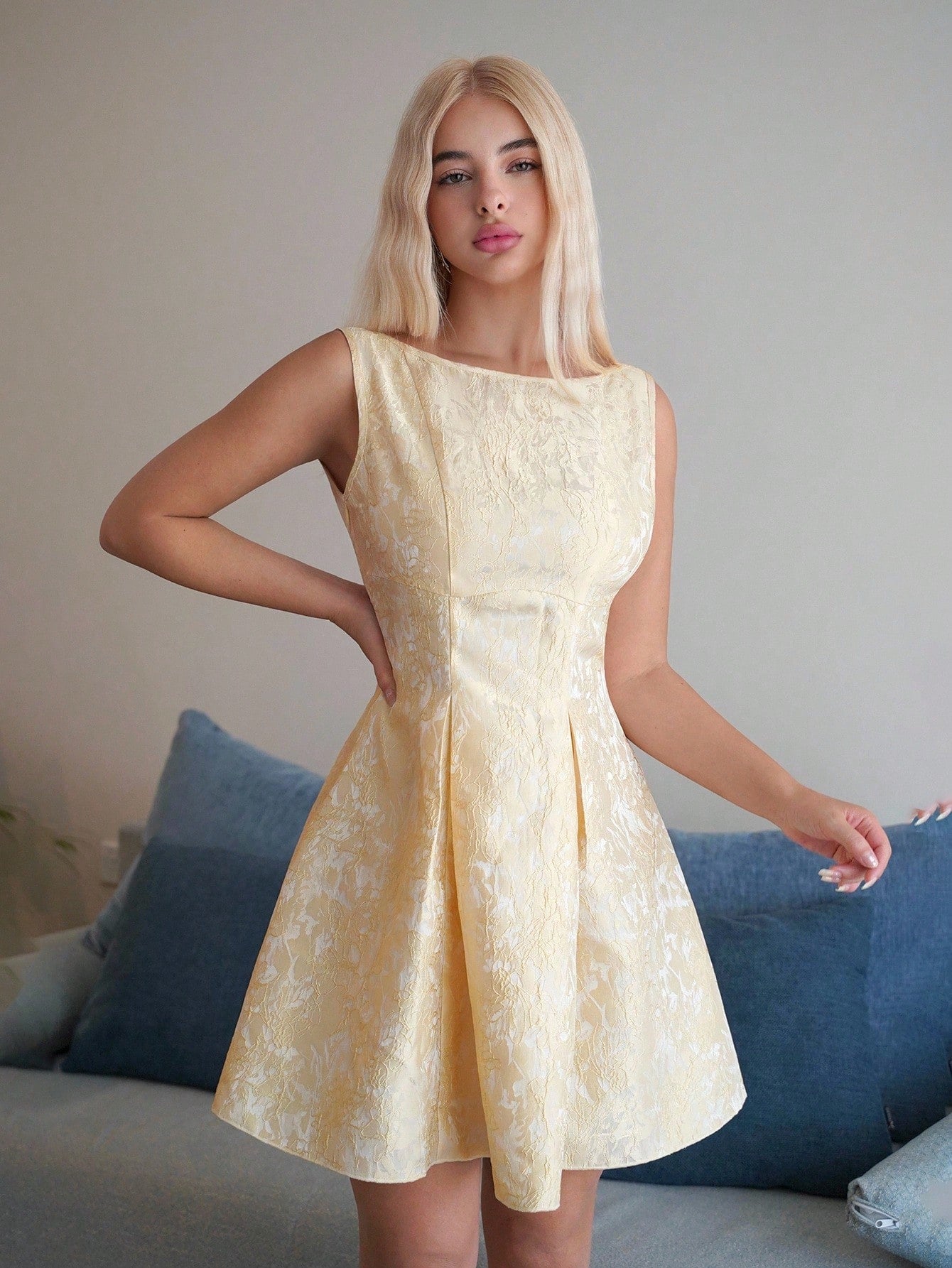 Step into sunshine with this Charming Retro Bowknot Backless Mini Dress in Custard Yellow. Perfect for spring and summer, its playful bowknot detail and flirty backless design bring vintage vibes with a modern twist. Lightweight and breezy, this mini dress keeps you cool while turning heads wherever you go. Embrace warmth and whimsy in one effortlessly stylish outfit.