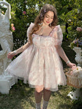 Get ready to charm everyone with this adorable solid color organza mini dress! Designed specifically for young girls, this dress is perfect for any special occasion. Its delicate fabric adds an elegant touch, while its vibrant color adds a splash of fun. Make a statement and stand out in this charming mini dress!