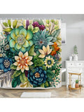 Transform your bathroom into a romantic oasis with our Charming Spring Flower Shower Curtain. Adorned with an elegant garden landscape of colorful flowers, delicate butterflies, and lush green plants, this curtain will bring a touch of nature's beauty into your space. Perfect for a whimsical and charming bathroom decor.