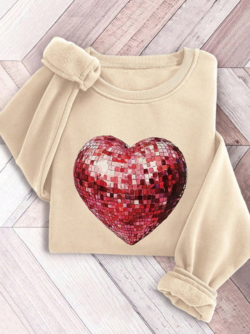 Show off your love in style with our charming Valentine's Day sweatshirt. Perfect for lovebirds, this shirt will keep you warm and cozy while adding a touch of romance to your outfit. A must-have for any Valentine's Day celebration!