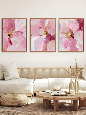 Transform your walls into a garden of elegance with this stunning 3-piece blush pink floral collection. Featuring soft, romantic peonies and hydrangeas in modern botanical style, these prints bring warmth and sophistication to any room. Perfect for creating a gallery wall in your bedroom, living room, or office, this set adds that Instagram-worthy touch without the fuss. Whether you're decorating your own sanctuary or searching for a thoughtful gift for the plant-lover in your life, these chic florals deliv