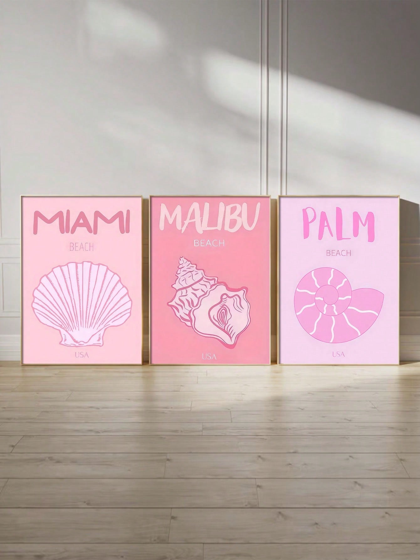 Bring a splash of seaside charm to your space with this chic 3-piece minimalist pink beach canvas art set. Perfect for adding a playful yet stylish touch, these canvases capture the calm and beauty of the beach in soft pink hues. Ideal for brightening up any room, they effortlessly blend modern simplicity with coastal vibes to keep your décor fresh and fun.