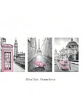 Add a dash of world travel charm to your space with this chic 3-piece canvas set featuring the Eiffel Tower, Big Ben, and St. Paul's Cathedral. Perfect for home or office, these modern art prints bring iconic architecture to life with stylish flair. Whether you're daydreaming of Parisian streets or London landmarks, this set invites a playful vibe that brightens any wall with global personality.