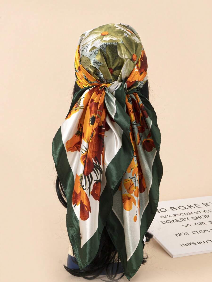 Elevate your style with this versatile 90cm printed scarf bandana, designed for the modern woman. Whether you're heading to the beach or stepping out for everyday adventures, this chic accessory effortlessly transitions from casual to sophisticated. The vibrant printed design adds personality to any outfit, while the generous size offers multiple styling options—wear it as a headwrap, neck scarf, or beach cover-up. Lightweight and easy to pack, it's the perfect companion for vacations and daily wear. 
