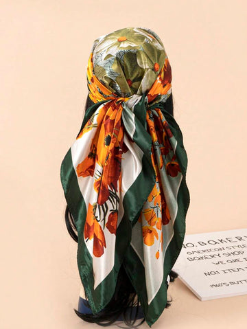 Elevate your style with this versatile 90cm printed scarf bandana, designed for the modern woman. Whether you're heading to the beach or stepping out for everyday adventures, this chic accessory effortlessly transitions from casual to sophisticated. The vibrant printed design adds personality to any outfit, while the generous size offers multiple styling options—wear it as a headwrap, neck scarf, or beach cover-up. Lightweight and easy to pack, it's the perfect companion for vacations and daily wear. 