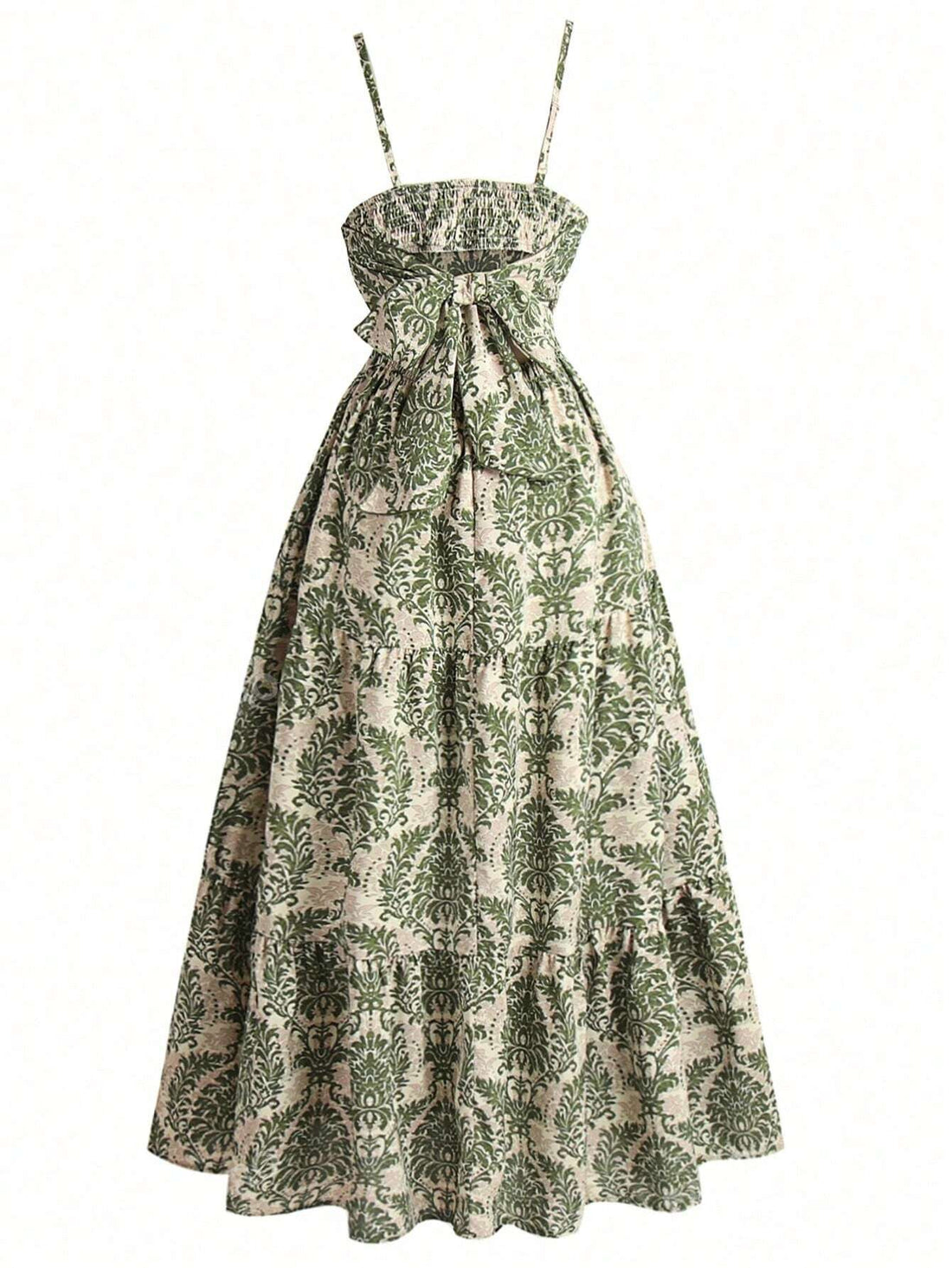 Get ready for effortless summer style with our Chic All-Over Print Ruched Waist Camisole Dress! This dress features a charming all-over print and a flattering ruched waist, perfect for any summer occasion. Get ready to turn heads and be the most stylish person in the room!