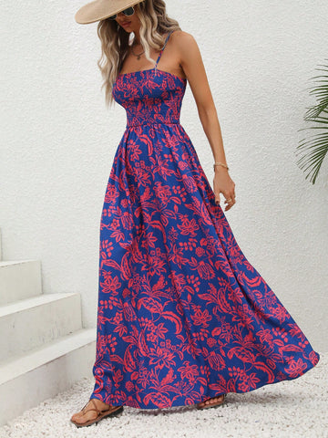 Bloom into summer with this charming cami dress that's basically a garden party in fabric form. The allover floral print brings instant personality to your warm-weather rotation, while the relaxed silhouette keeps things breezy and comfortable. Perfect for lazy brunches, casual outings, or those days when you want to look effortlessly put-together without trying too hard. Slip it on, add your favorite sandals, and let the florals do the talking.