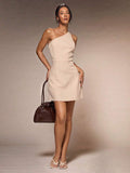 Get ready to make a statement with this chic apricot A-line dress! The sleeveless design and waist-cinched style will accentuate your figure, while the vibrant color will make you stand out in any crowd. Perfect for any fashion-forward woman, this dress is a must-have addition to your wardrobe!