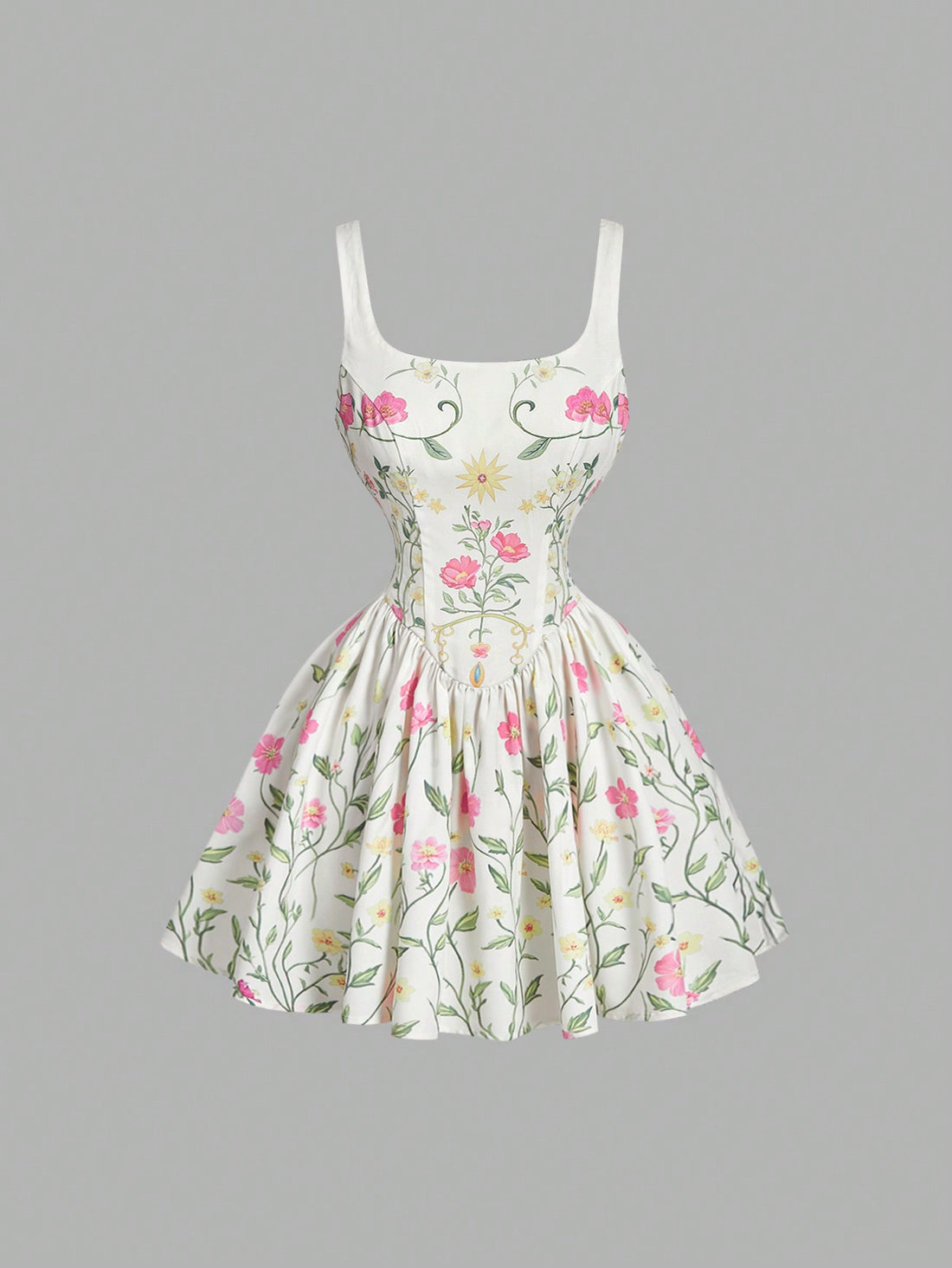Get ready to turn heads with our Chic Apricot Retro Floral Dress! This elegant and stylish dress is the perfect choice for a Valentine's Day date night. With its retro floral design, you'll exude a timeless charm while feeling comfortable and confident. Get ready to wow your date in this chic and perfect dress!