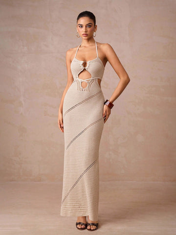 Slip into the Chic Autumn Hollow Knitted Maxi Dress and turn heads wherever you go. This slim-fit beauty hugs your curves with a sexy silhouette, perfect for concerts, romantic date nights, or elegant weddings. The airy hollow knit keeps you comfy while adding a touch of flirty charm. Dance, mingle, and sparkle all evening long in this effortlessly stylish fall favorite.