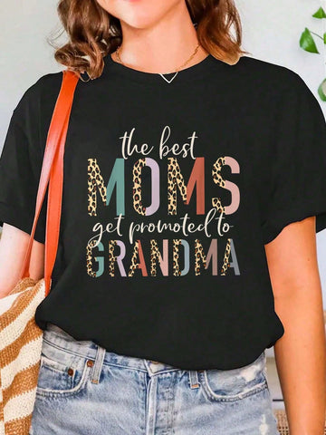Celebrate the best moms turned grandmas with our chic tee! This stylish and comfortable shirt is the perfect Mother's Day gift. Show off your playful side with the fun phrase "Best Moms Get Promoted to Grandma." Give the gift of style and comfort to the special mom in your life!