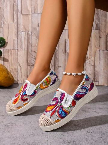 Step into summer with these Chic Bohemian Casual Sports Shoes for Women! Designed to keep your feet cool and comfy, their breathable fabric lets your toes dance freely all day long. Perfect for casual outings or light sports, these shoes blend playful style with effortless comfort, making every step a joyful adventure. Embrace the season with a splash of boho charm and sporty flair!