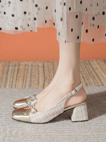 Elevate your style with our Chic Bow Tie High Heels! These elegant sandals are perfect for spring and summer, featuring a thick heel for comfort and a chic bow tie design for added sophistication. Step into confidence and charm with every step.