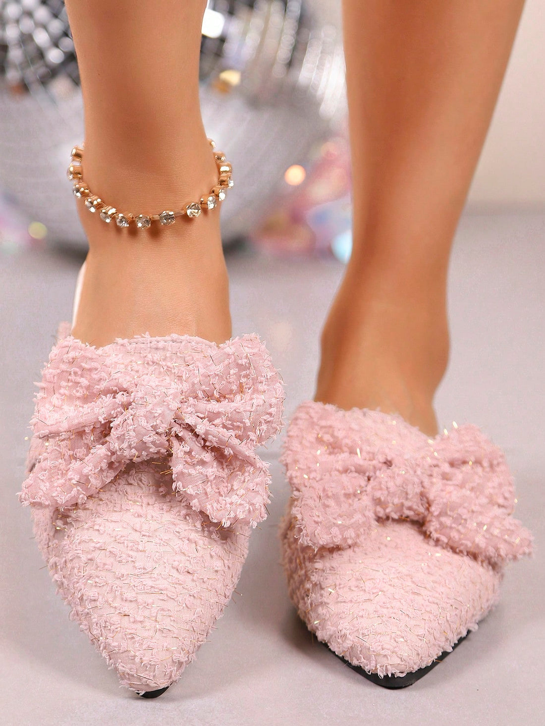 Step into sophistication with these stunning bowknot pointed toe sandals—your new go-to for making a statement at any occasion. Whether you're dancing the night away at a summer soirée, walking down the aisle as a guest, or lounging by the pool on vacation, these beauties deliver instant elegance without the fuss. The charming bowknot detail adds a touch of whimsy, while the pointed toe silhouette keeps things chic and refined. Comfortable enough for all-day wear yet polished enough to turn heads, these san