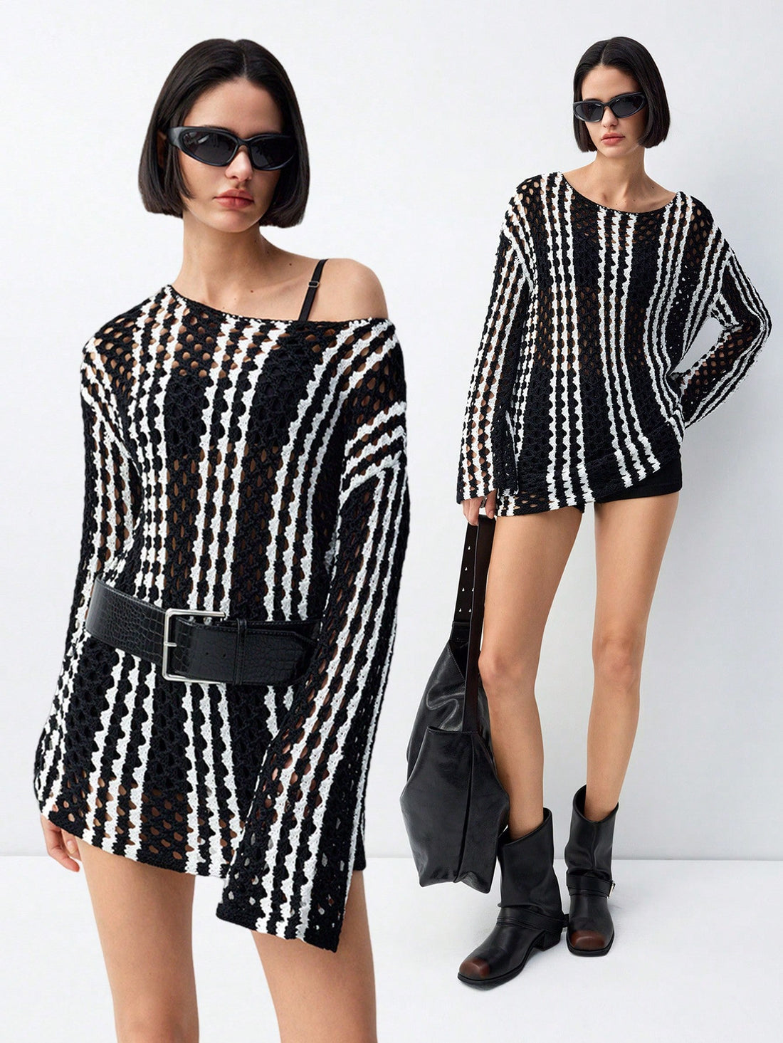 Step out in style with this Chic Color Block Knit Mini Dress, designed to brighten any occasion. Its playful color blocking adds a fun twist to a classic knit silhouette, making it perfect for day-to-night wear. Comfortable and flattering, this mini dress lets you express your vibrant personality effortlessly. Whether you're heading to brunch or a night out, this versatile piece has got you covered.