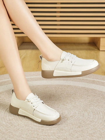 Step up your shoe game with Chic Comfort's Thick Sole Slip-On Casual Shoes. With stylish designs, these shoes are perfect for any occasion, while providing ultimate comfort with their thick sole. Take your outfit to the next level with these versatile and trendy slip-ons.