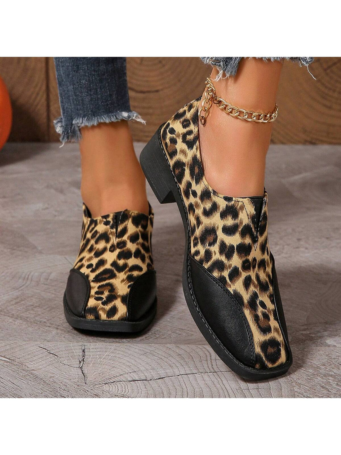 Effortlessly elevate your style with our Chic & Comfortable Slip-On Flats! The pointed toe and chunky heel provide comfortable support while adding a touch of elegance to any outfit. Say goodbye to uncomfortable heels and hello to effortless style!